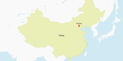Vector kaart van China