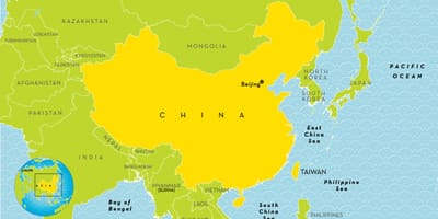 China kaart land