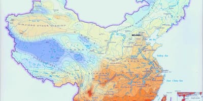 Weerkaart China