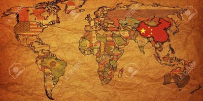Oude kaart van China